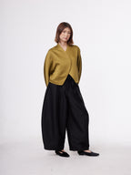 Olive Gold Sculptural Jacket
