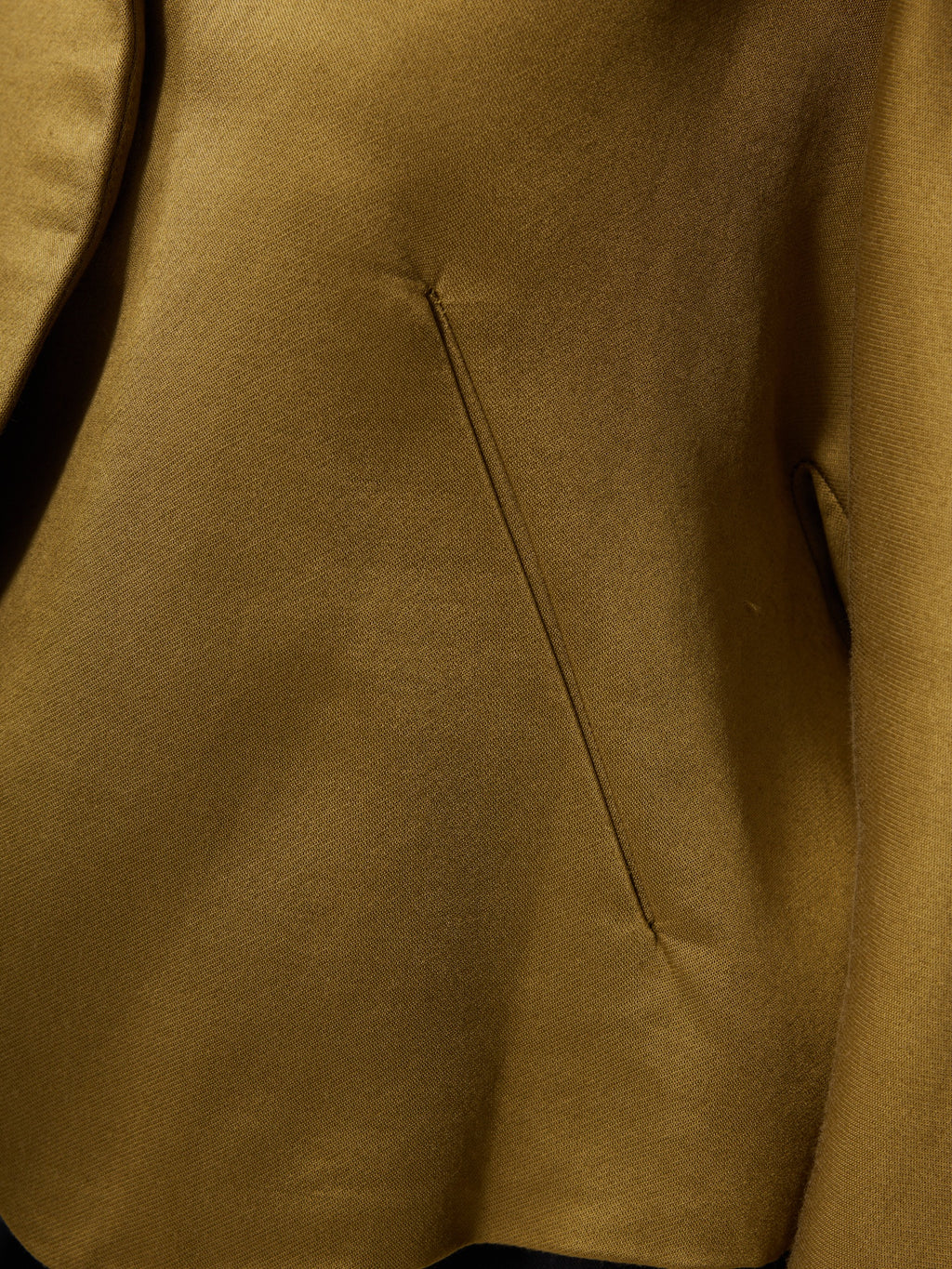 Olive Gold Sculptural Jacket