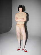 Asymetric Draped Neck