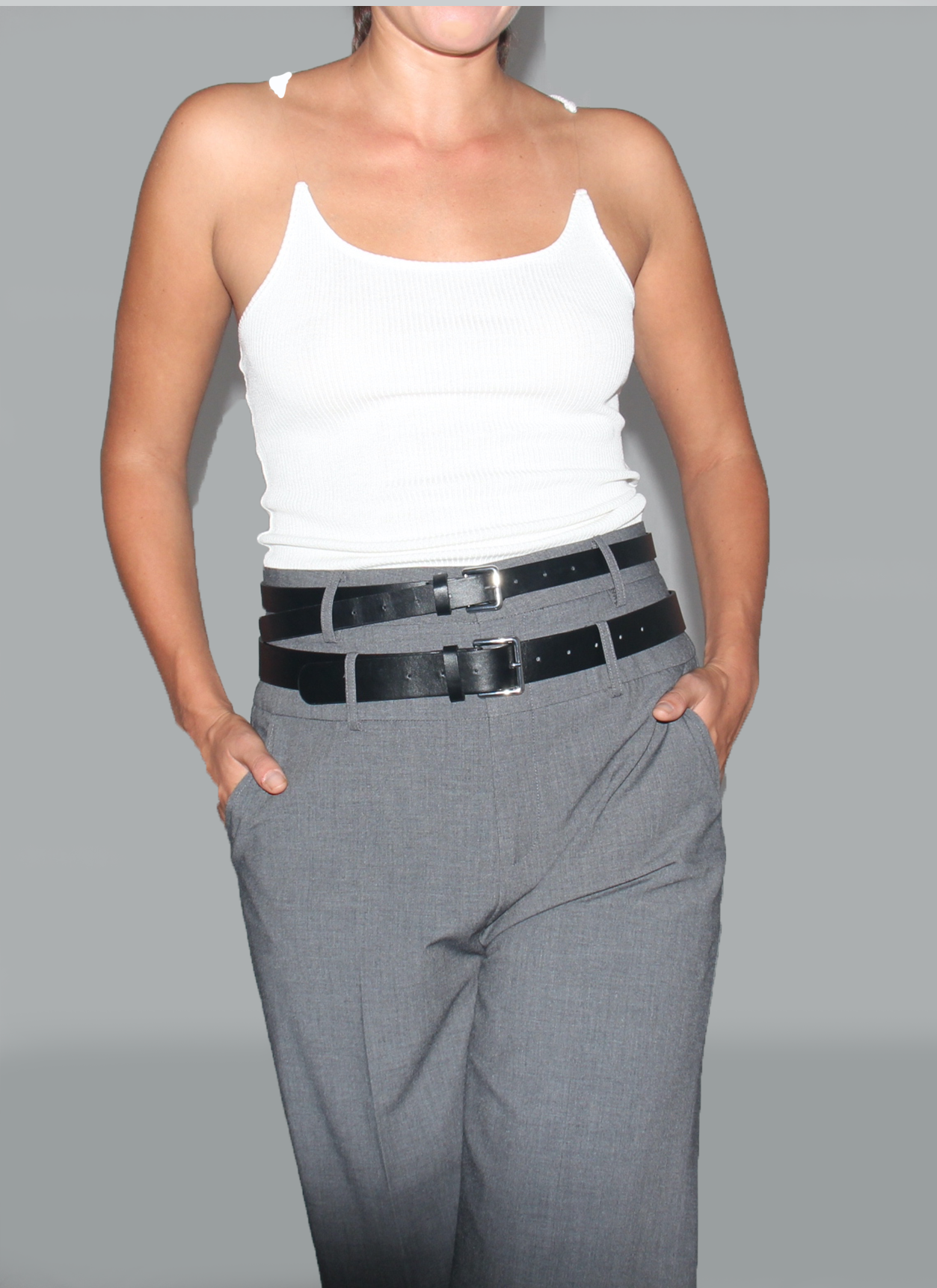 Wide leg mid long  wool