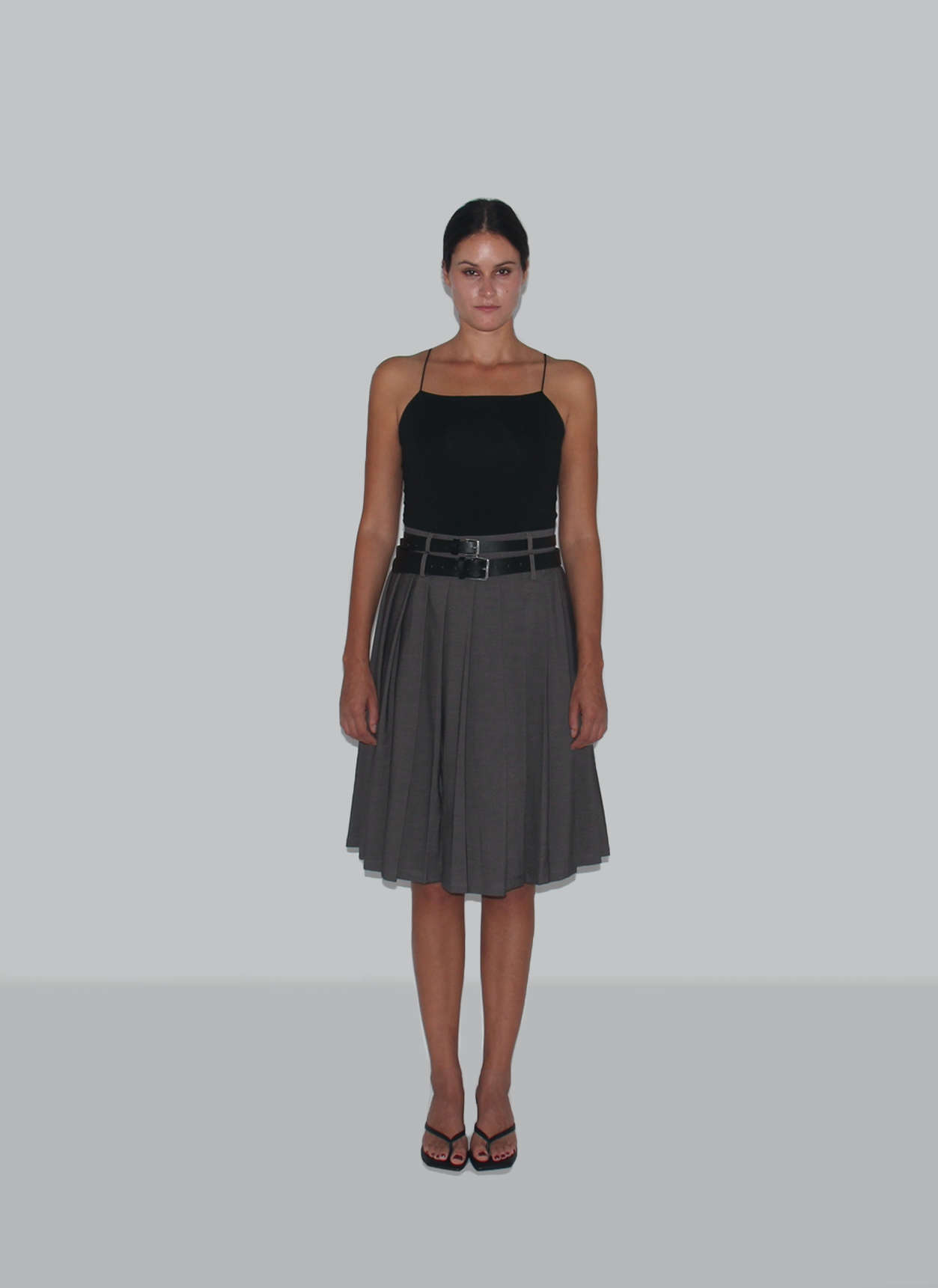 Mid Lenght pleated skirt