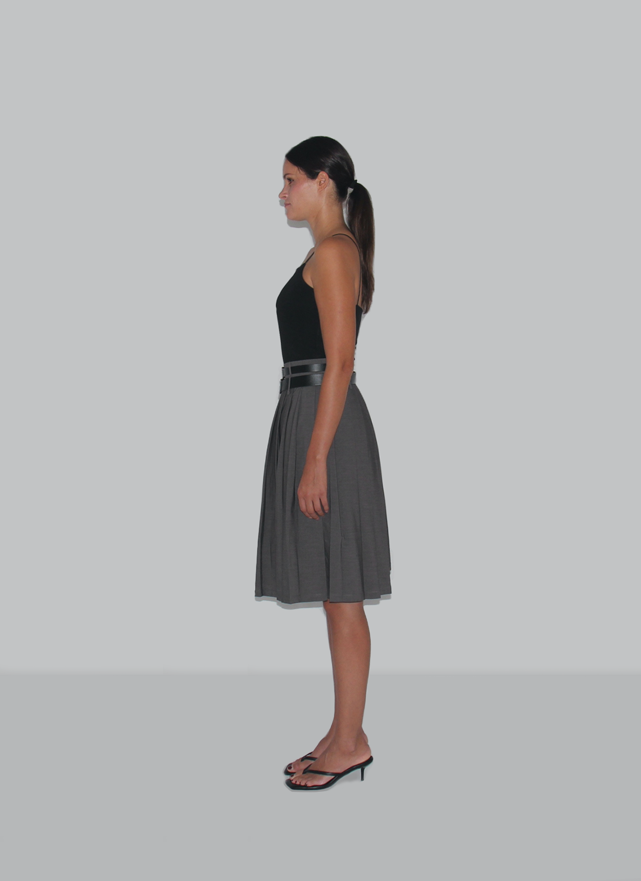 Mid Lenght pleated skirt