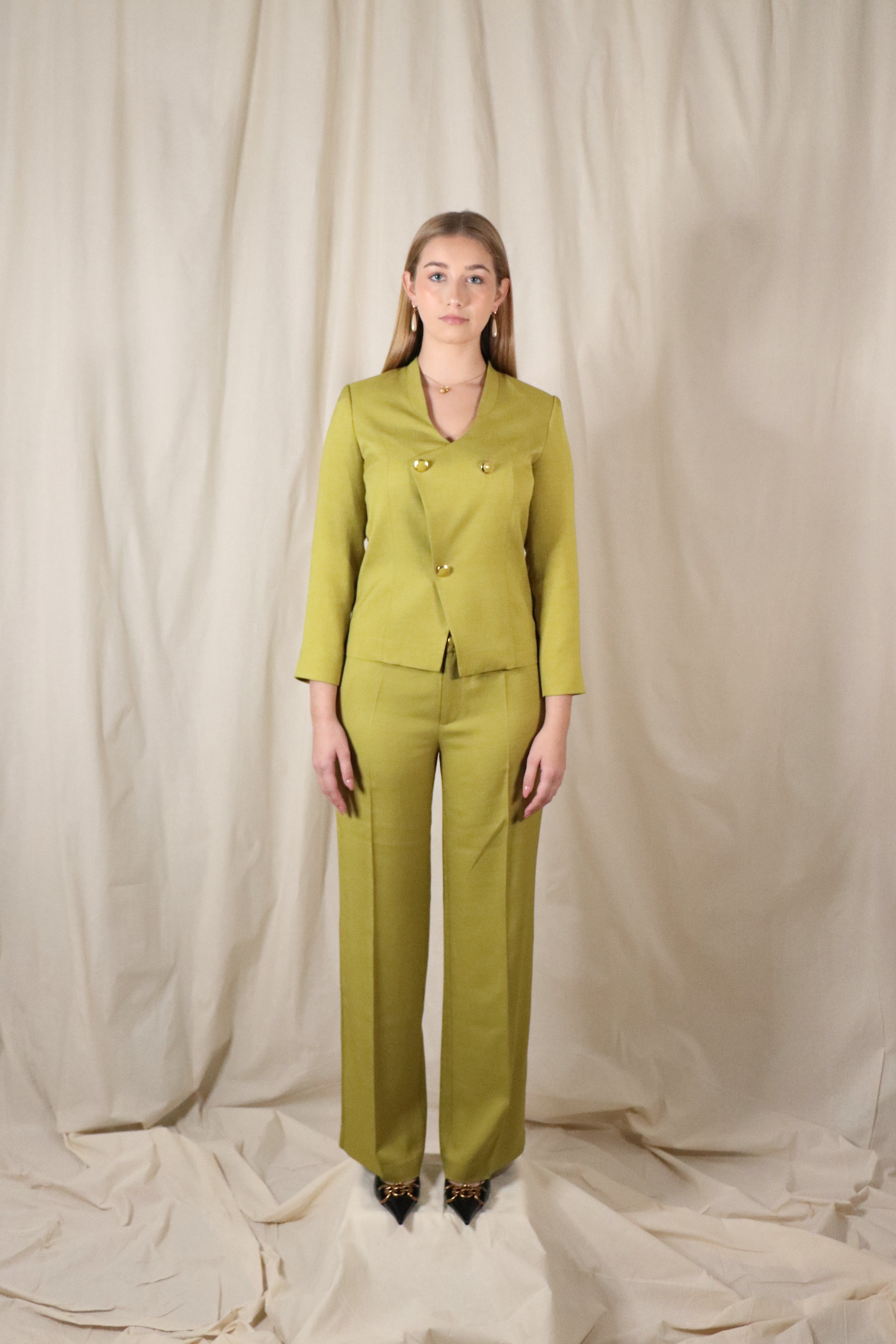 Tailored Three Buttoned -Front Jacket