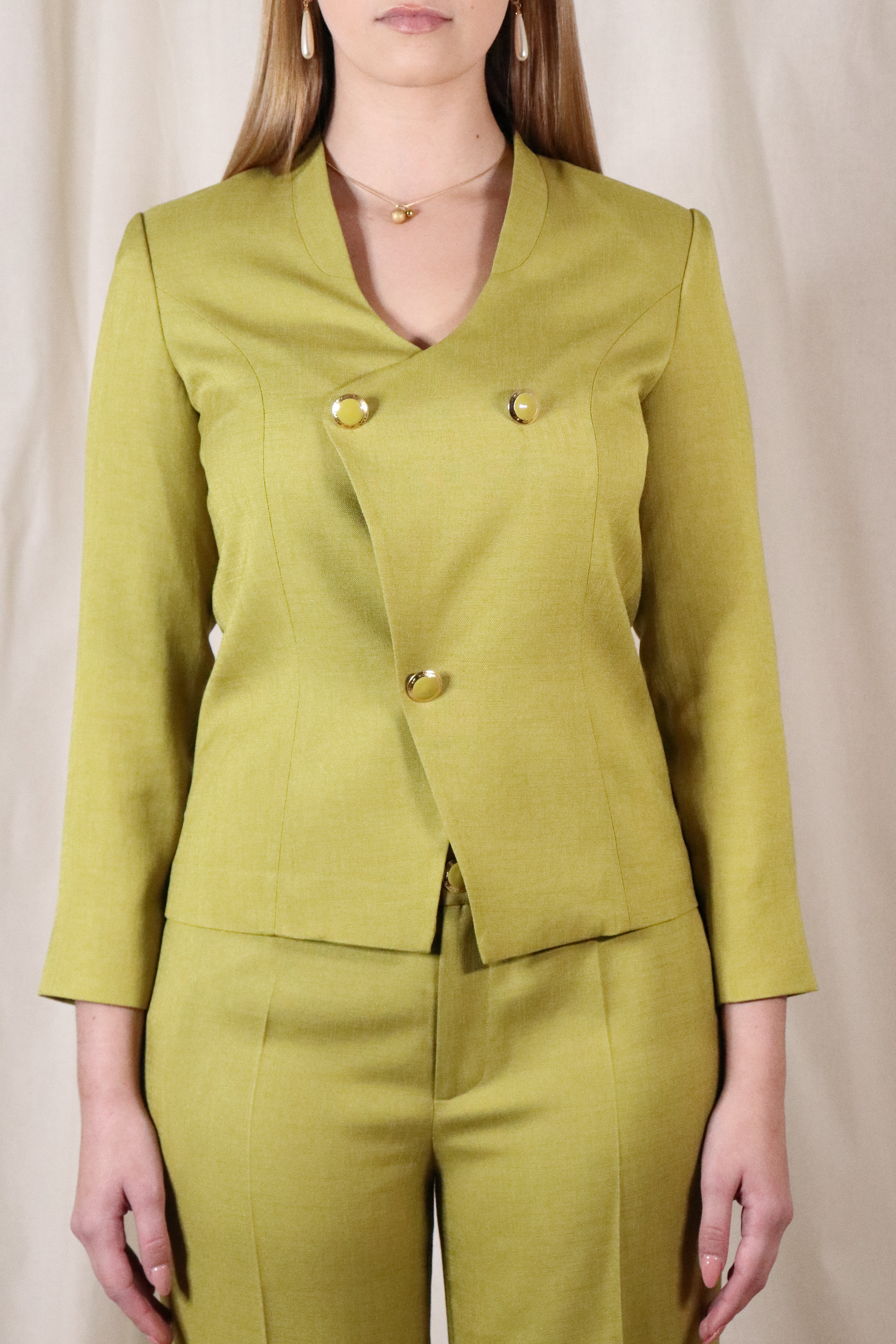 Tailored Three Buttoned -Front Jacket