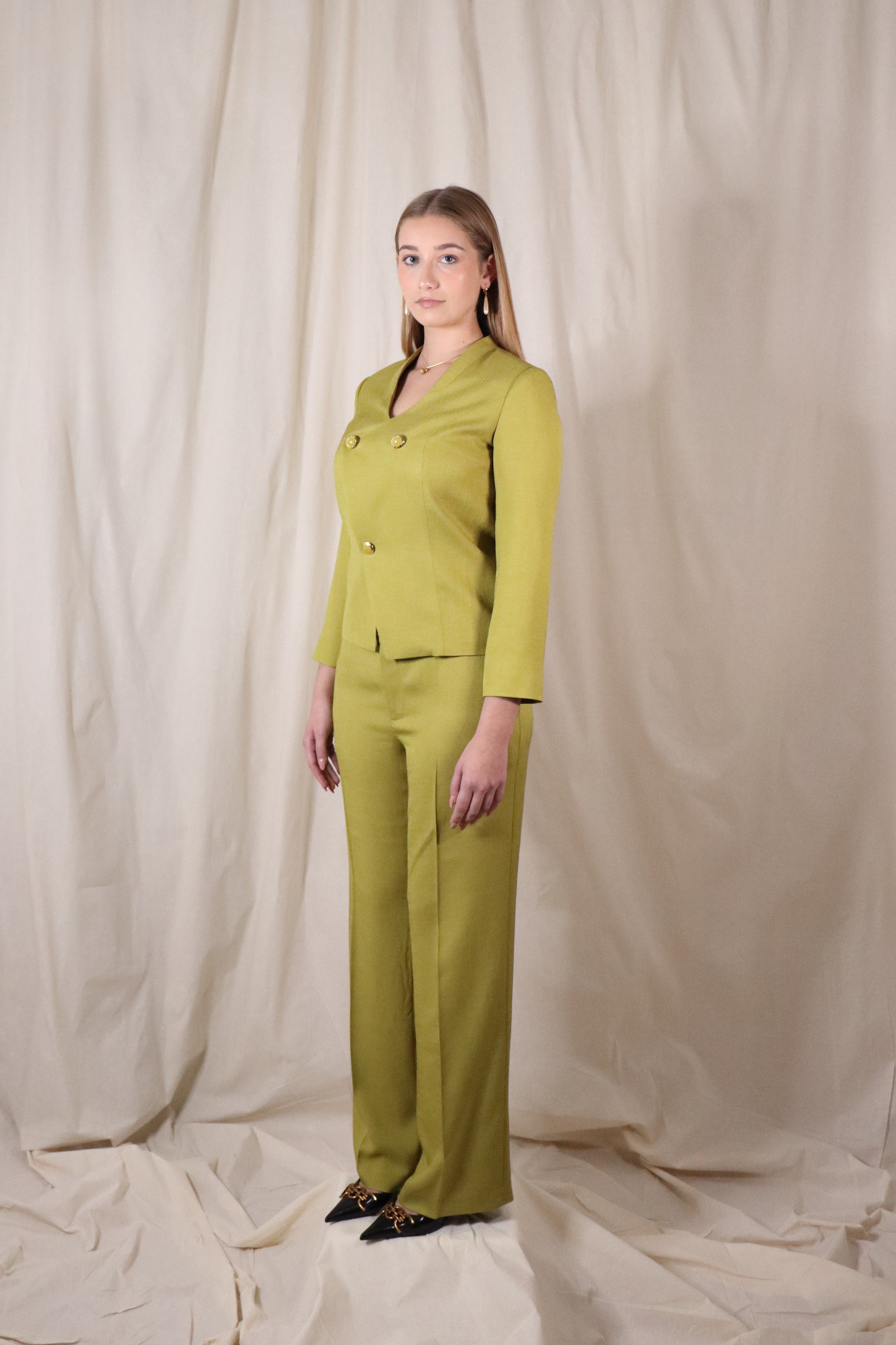 Tailored Three Buttoned -Front Jacket