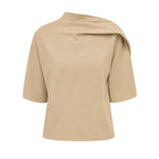 Asymetric Draped Neck