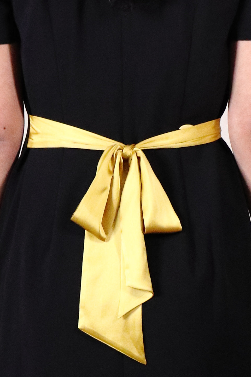 Silk Waistband Midi Dress